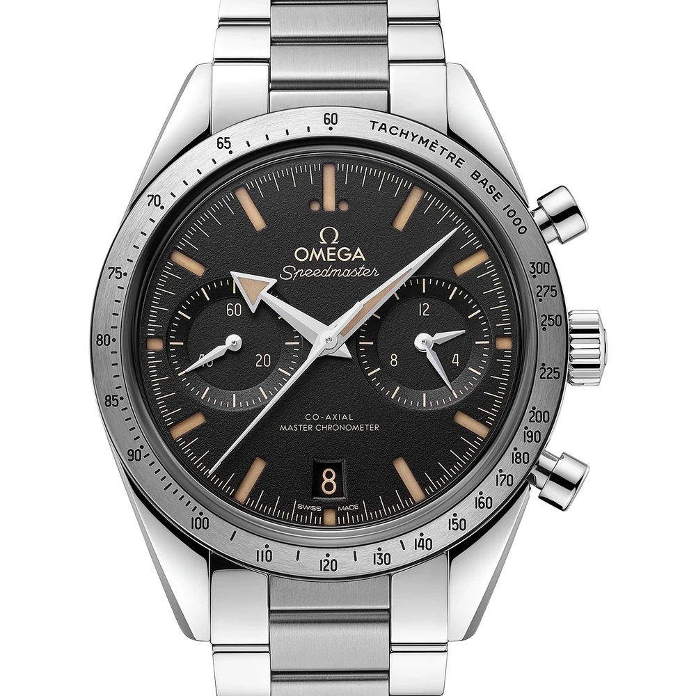 Omega 40.5 mm, steel on steel