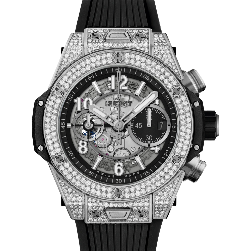 Hublot Unico Titanium Pavé 44 mm