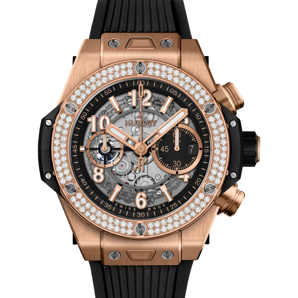 Hublot Unico King Gold Diamonds 44 mm
