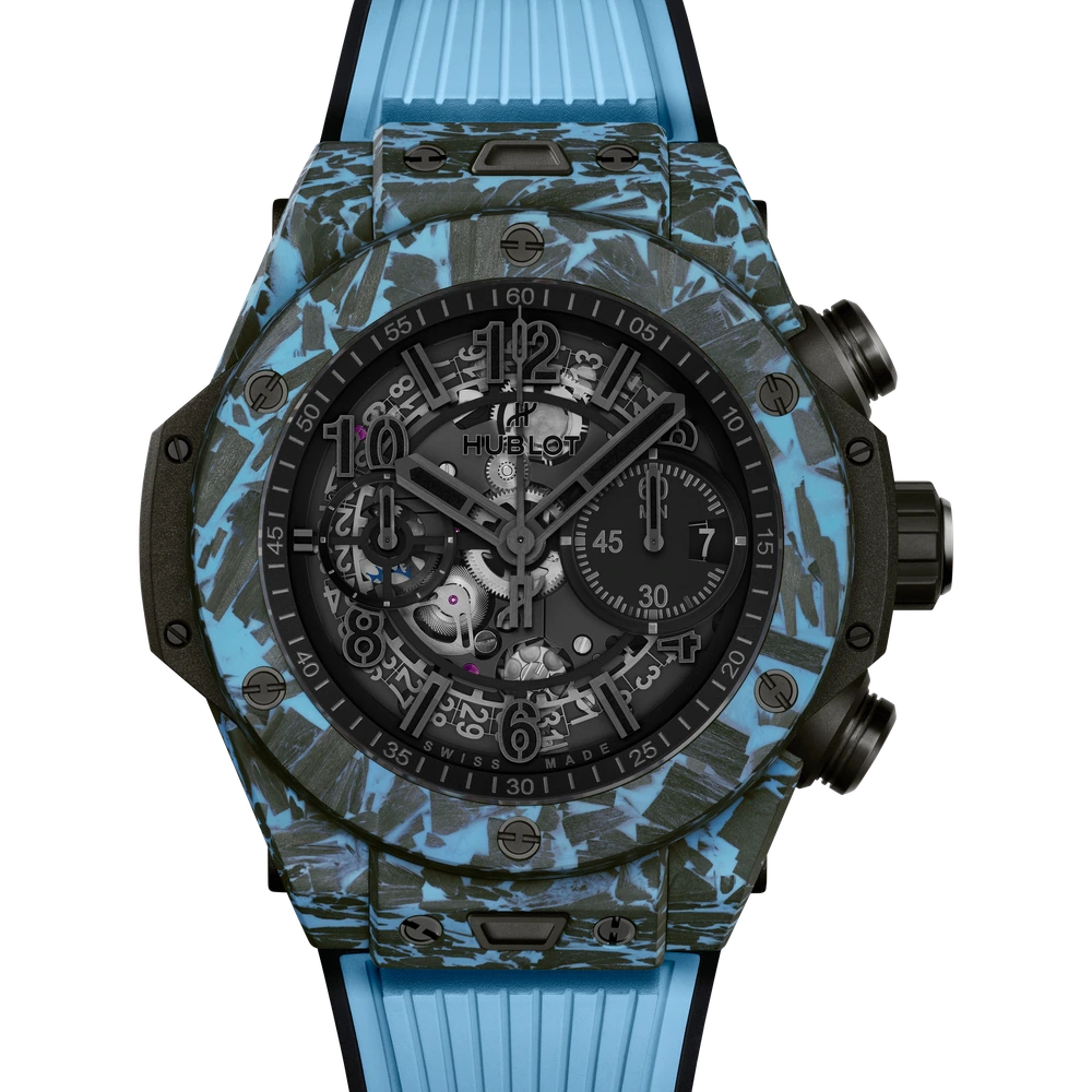 Hublot Unico Carbon Sky Blue 44 mm