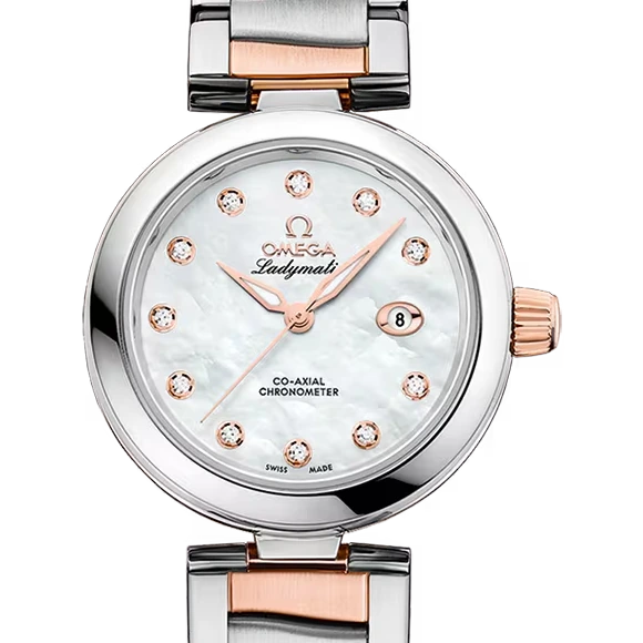 Omega 34 mm, steel - Sedna gold on steel - Sedna gold