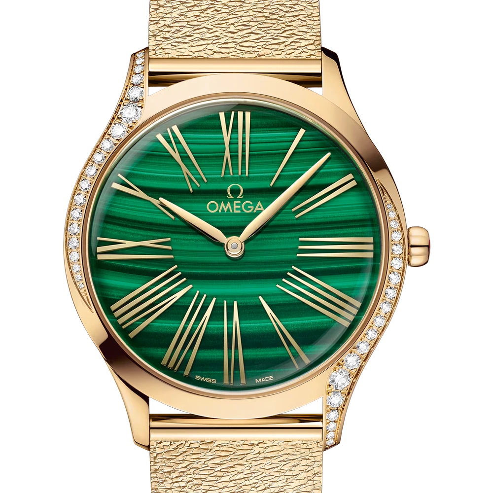Omega 36 mm, Moonshine gold on Moonshine gold