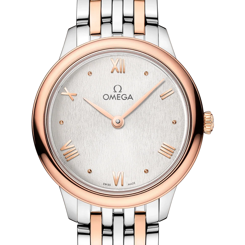 Omega 27.5 mm, steel - Sedna gold on steel - Sedna gold