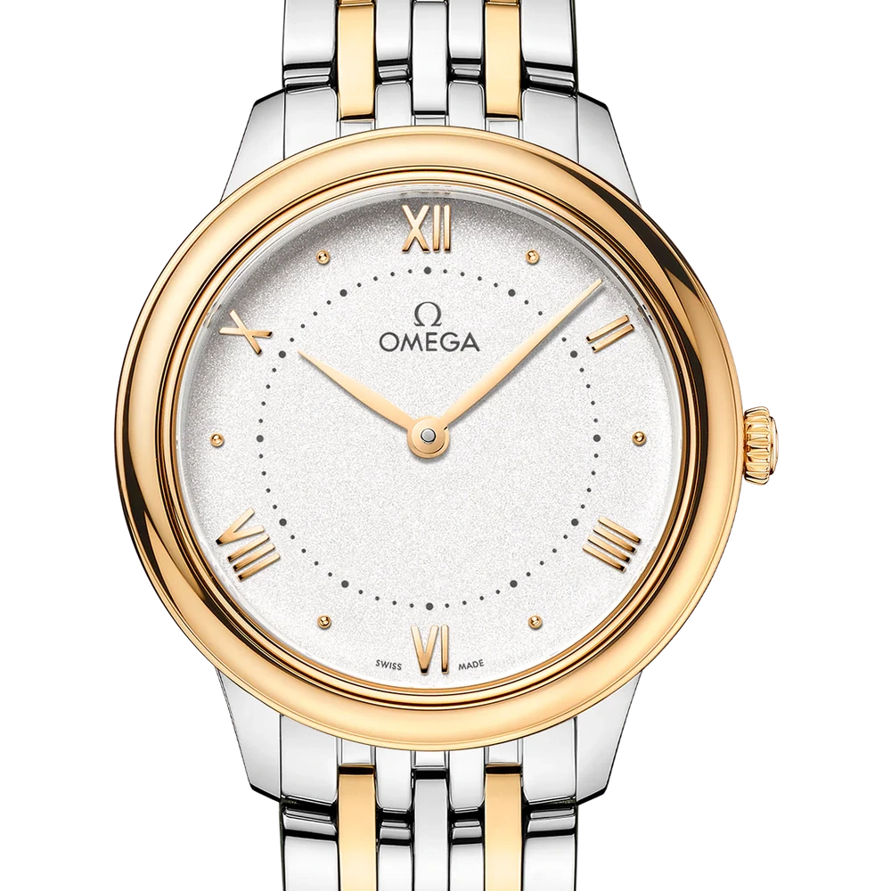 Omega 30 mm, steel - yellow gold on steel - yellow gold