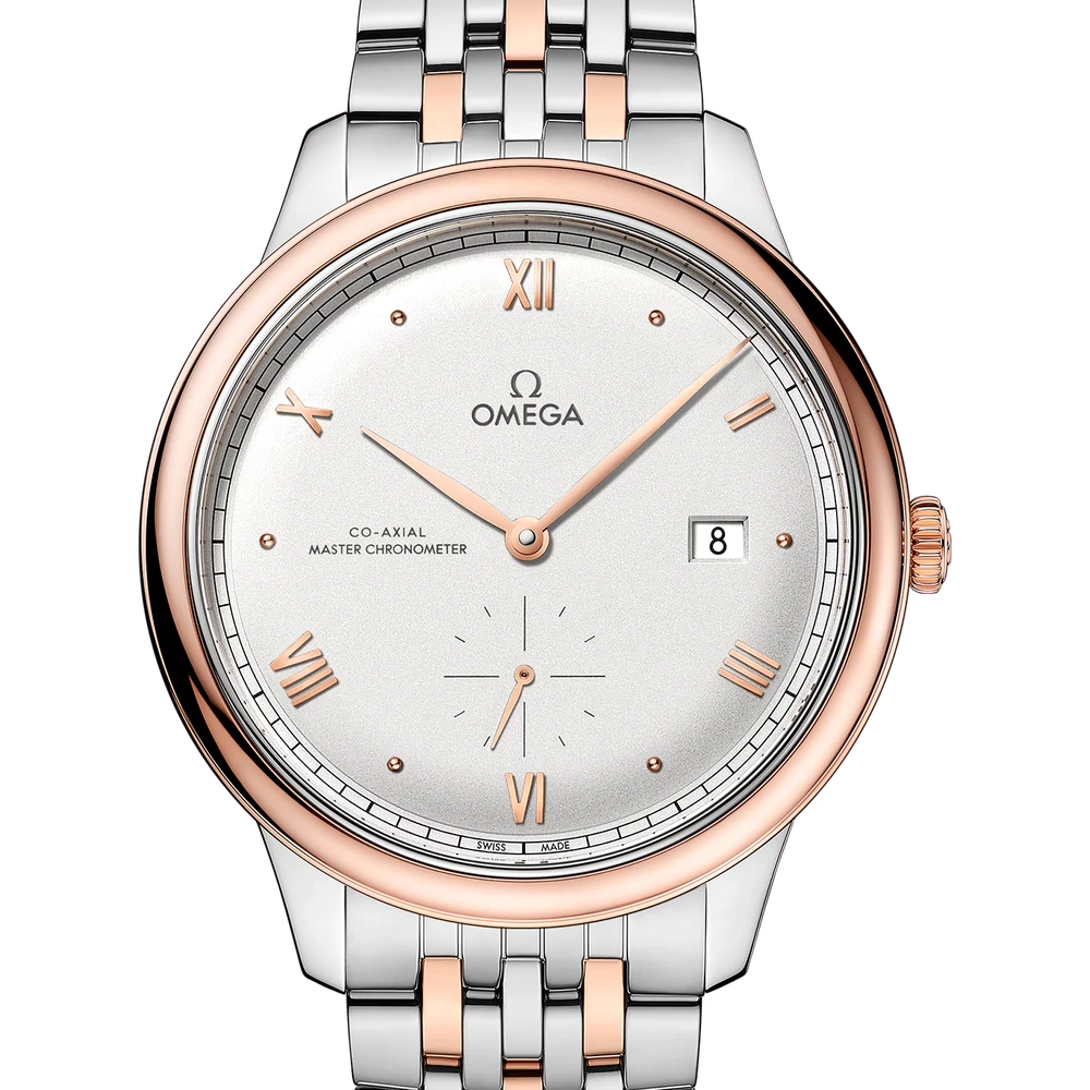 Omega 41 mm, steel - Sedna gold on steel - Sedna gold