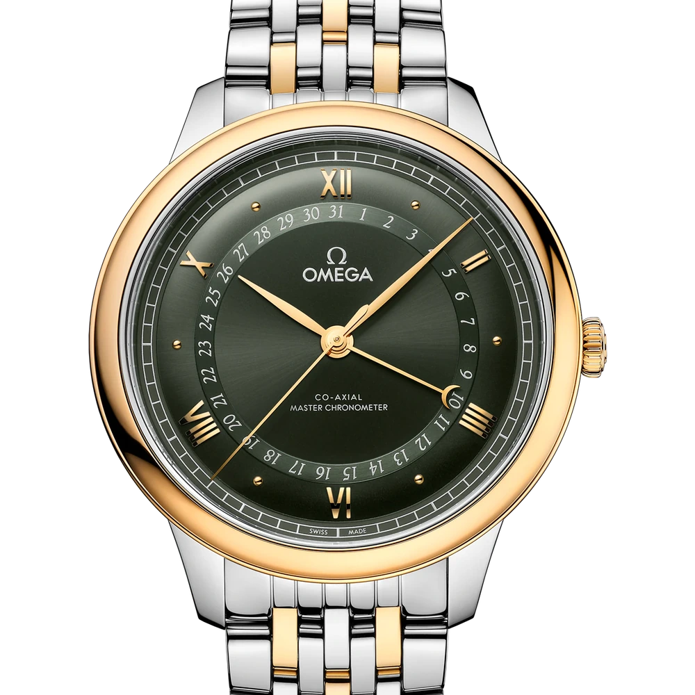 Omega 42 mm, steel - yellow gold on steel - yellow gold