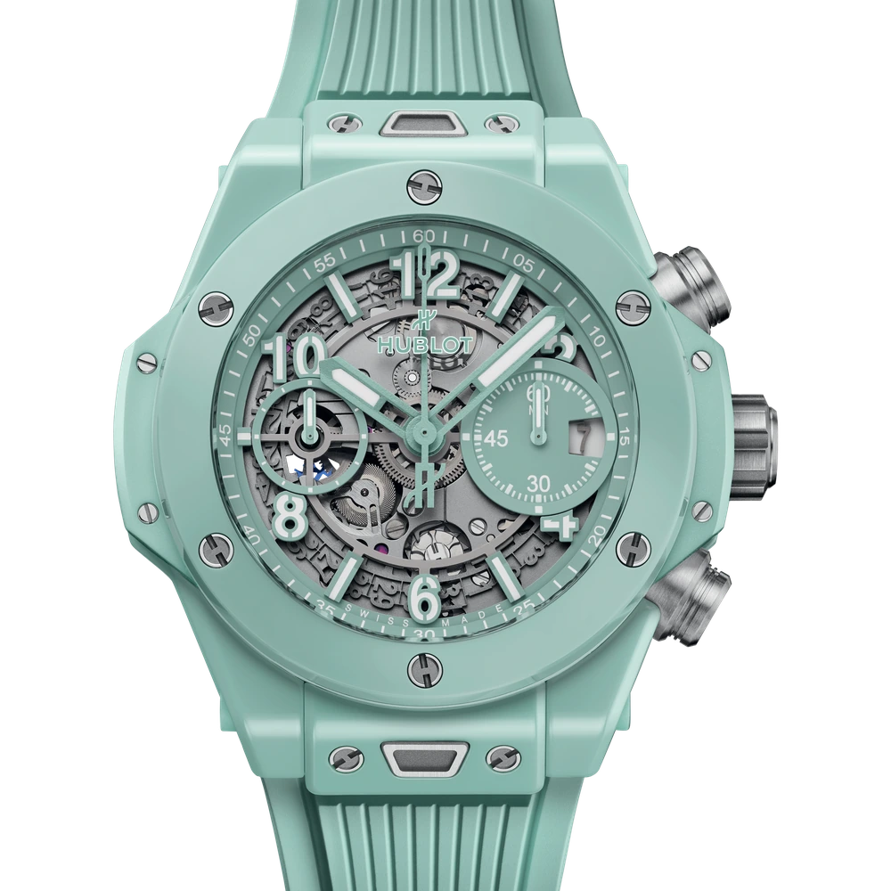 Hublot Unico Mint Green Ceramic 42 mm