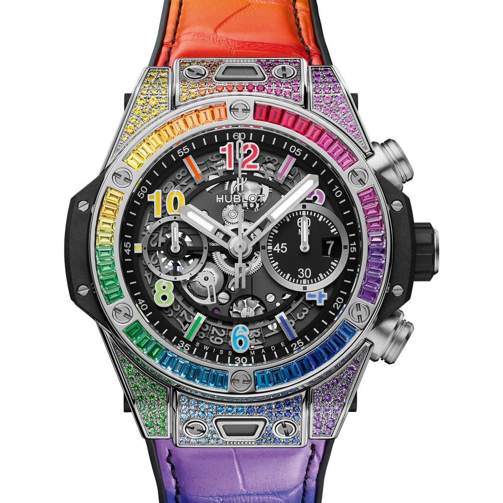 Hublot Unico Titanium Rainbow 42 mm