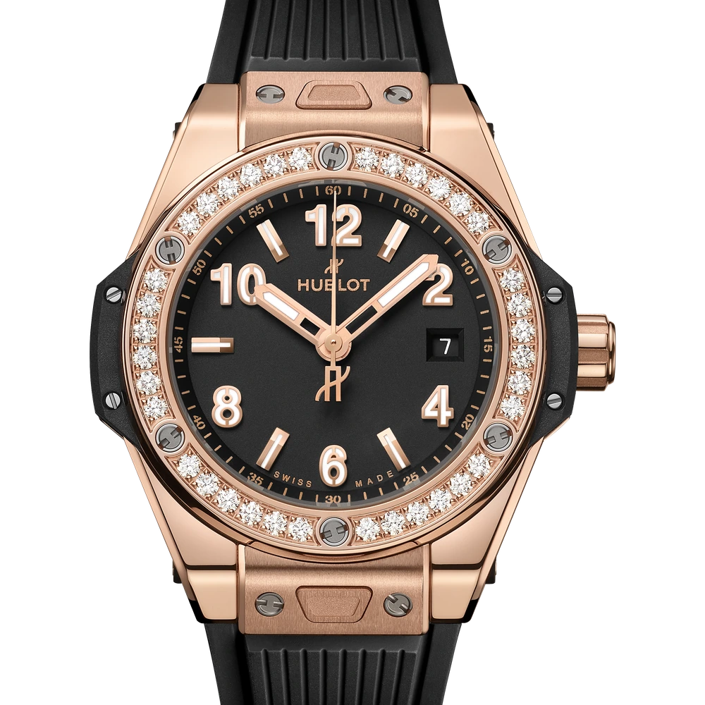 Hublot One Click King Gold Diamonds 33 mm