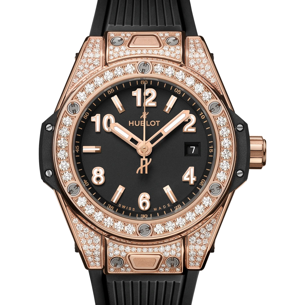 Hublot One Click King Gold Pavé 33 mm