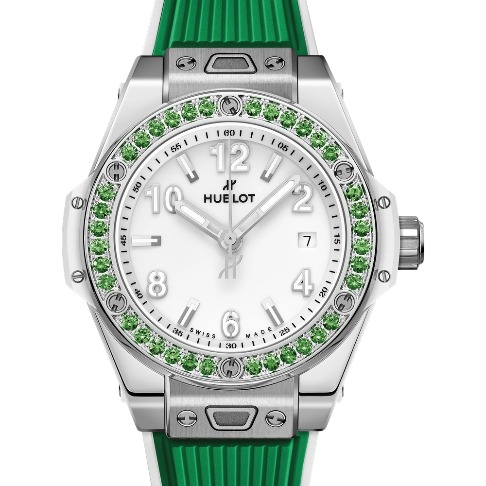 Hublot One Click Joyful Steel Apple Green 33 mm