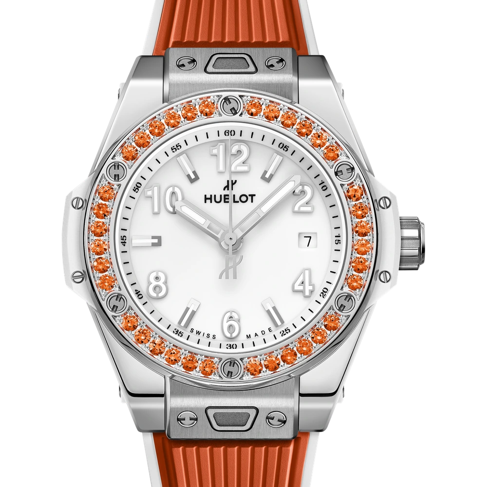 Hublot One Click Joyful Steel Orange 33 mm