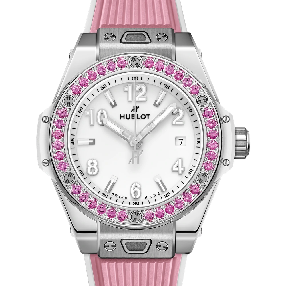 Hublot One Click Joyful Steel Pink 33 mm