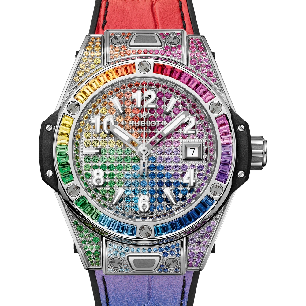 Hublot One Click Steel Rainbow 33 mm
