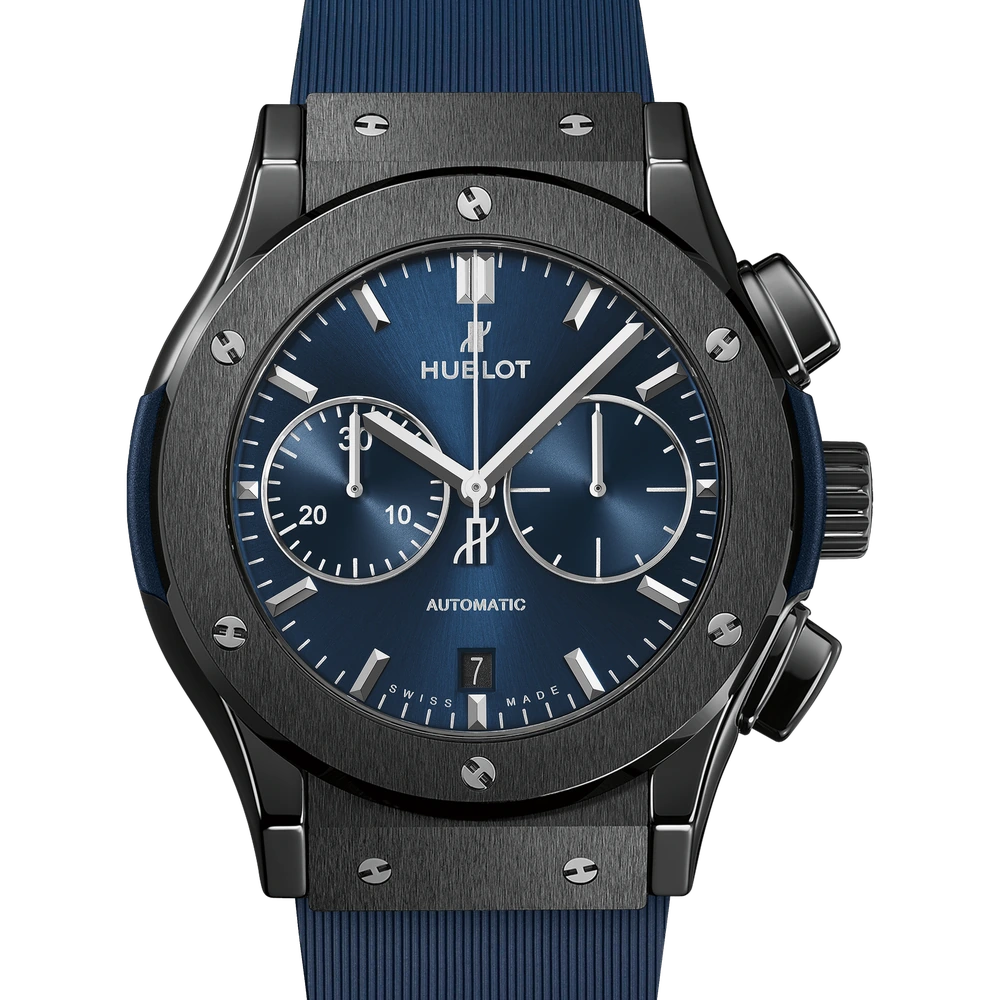 Hublot Ceramic Blue Chronograph 45 mm
