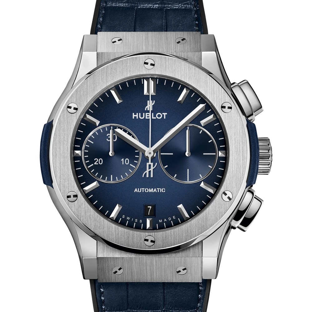 Hublot Chronograph Titanium Deep Blue 45 mm