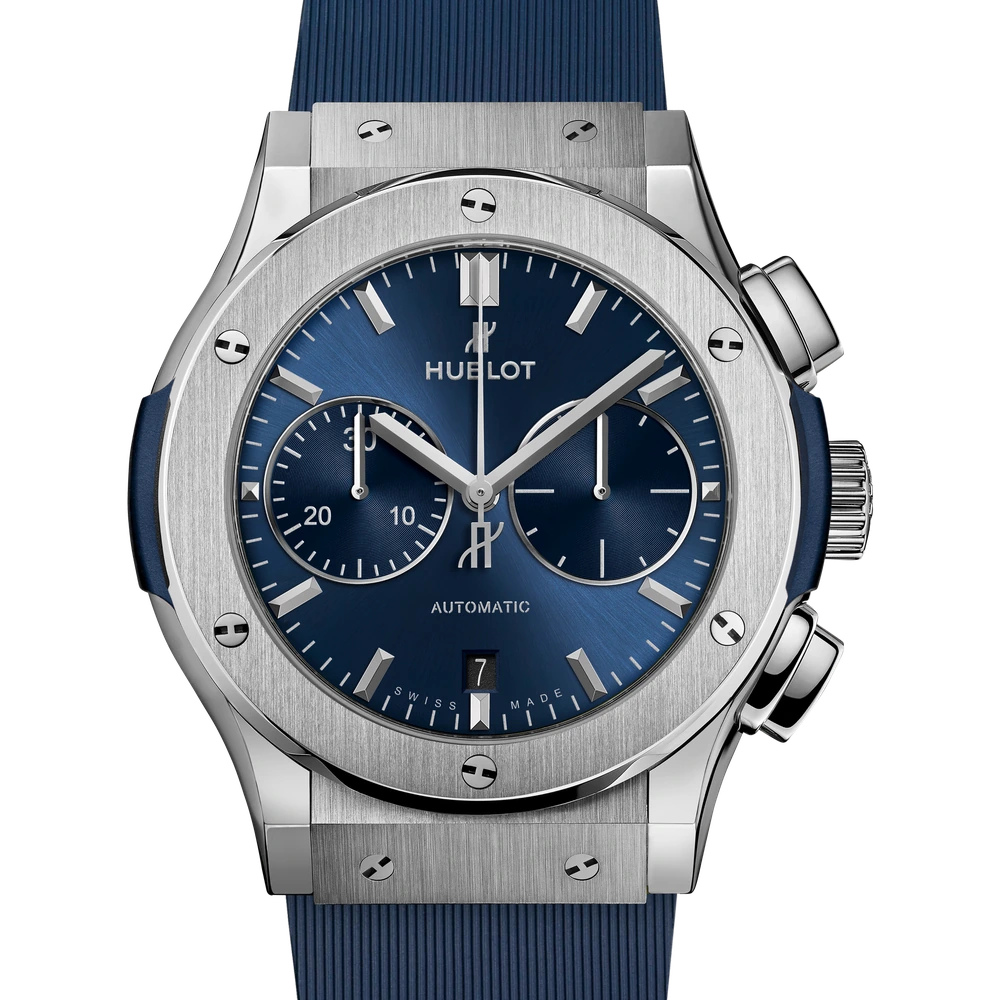 Hublot Chronograph Titanium Blue 45 mm