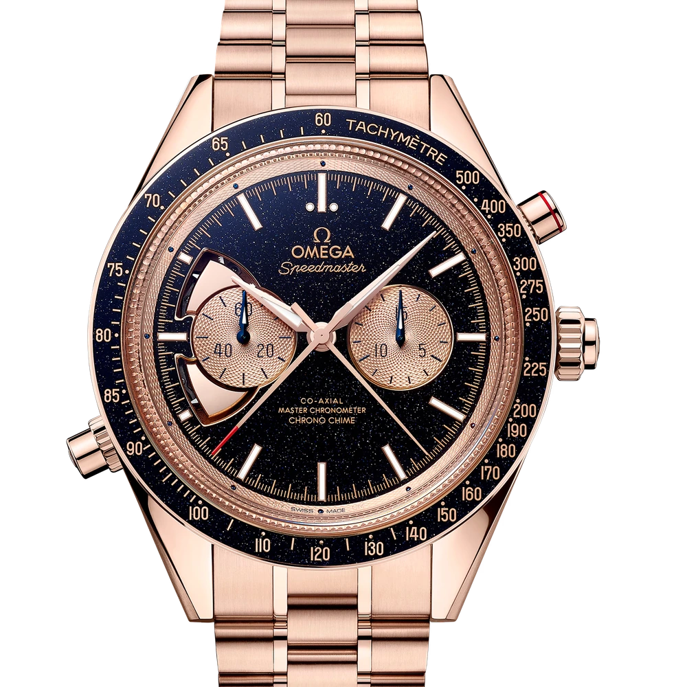 Omega 45 mm, Sedna gold on Sedna gold