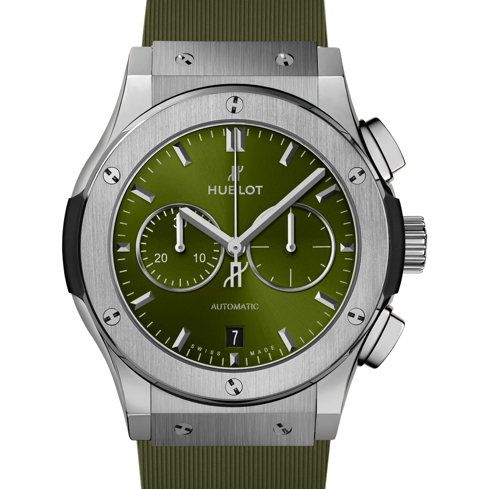 Hublot Chronograph Titanium Green 42 mm