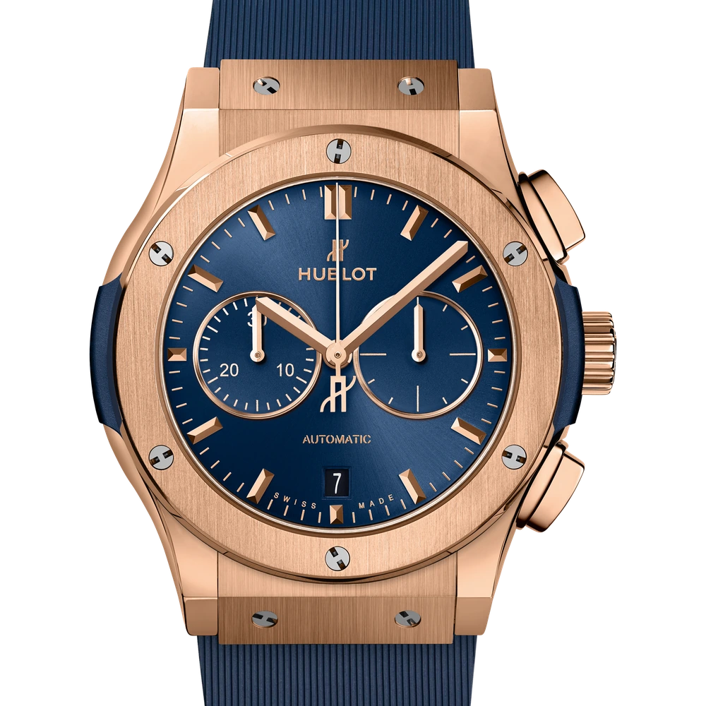 Hublot Chronograph King Gold Blue 42 mm