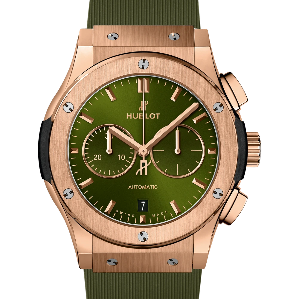 Hublot Chronograph King Gold Green 42 mm