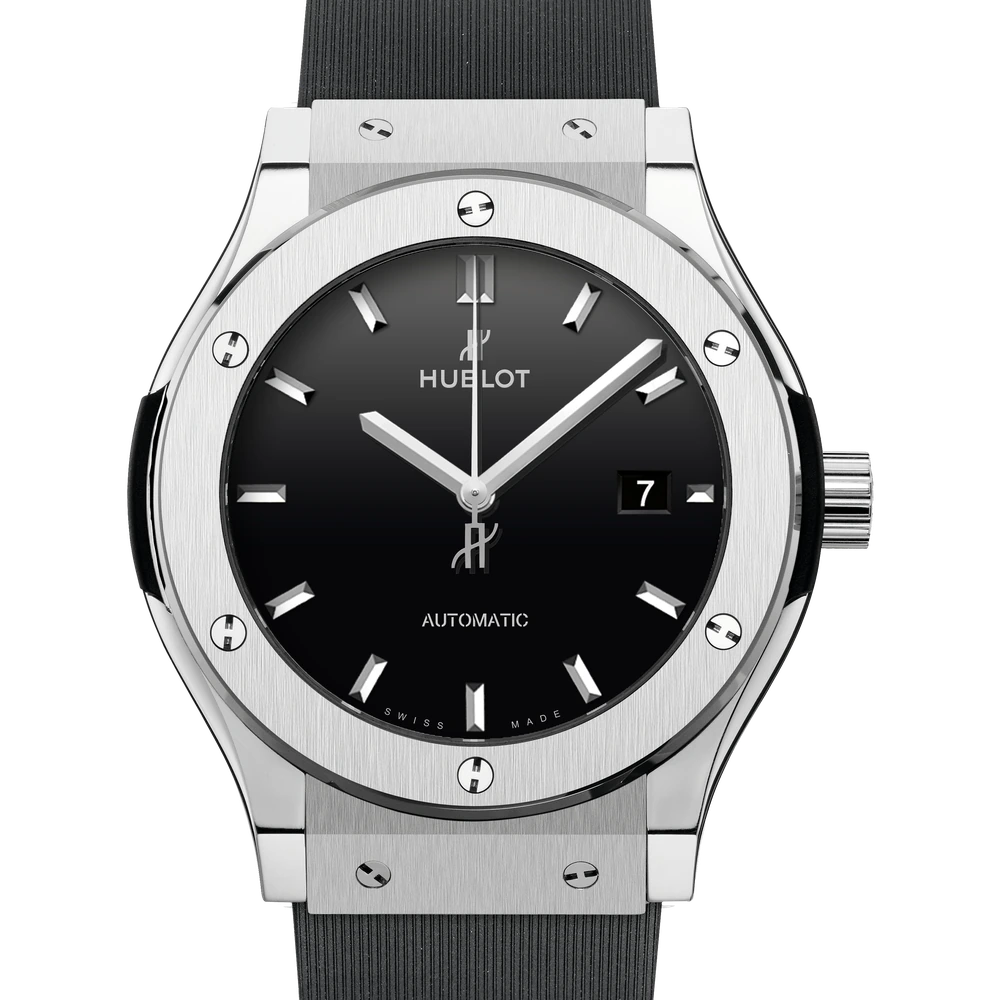 Hublot Titanium Black Shiny on Rubber 42 mm