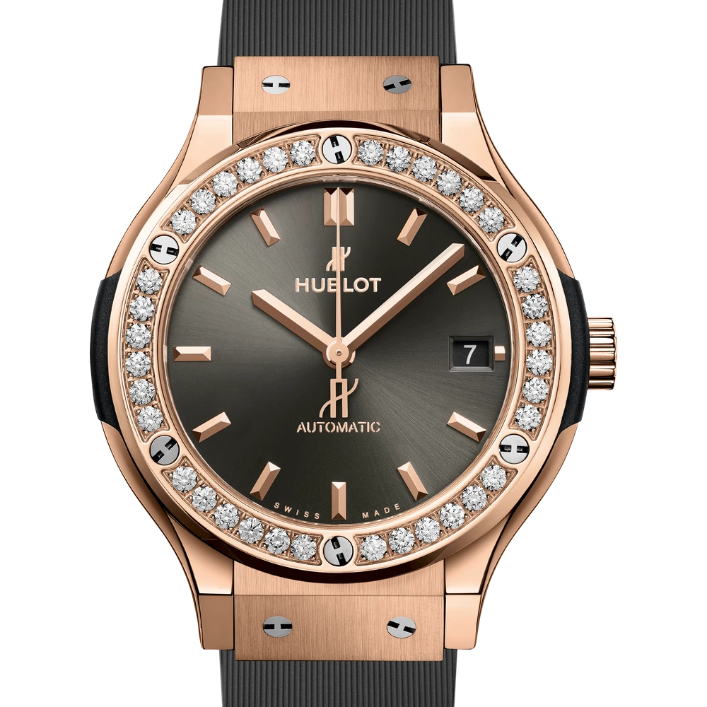 Hublot Racing Grey King Gold Diamonds 38 mm
