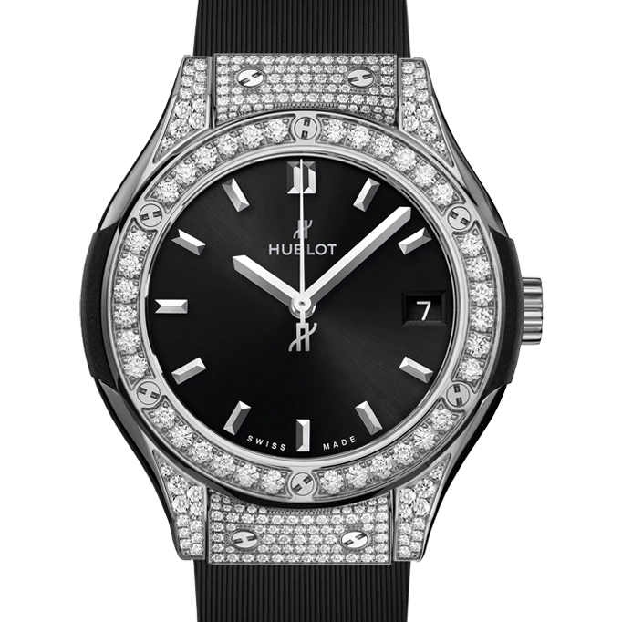 Hublot Titanium Pavé 33 mm