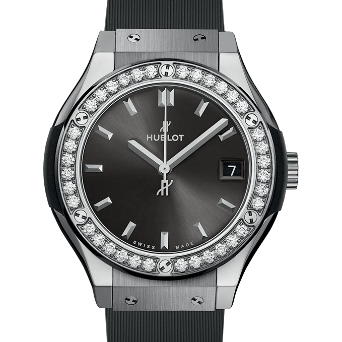 Hublot Racing Grey Titanium Diamonds 33 mm