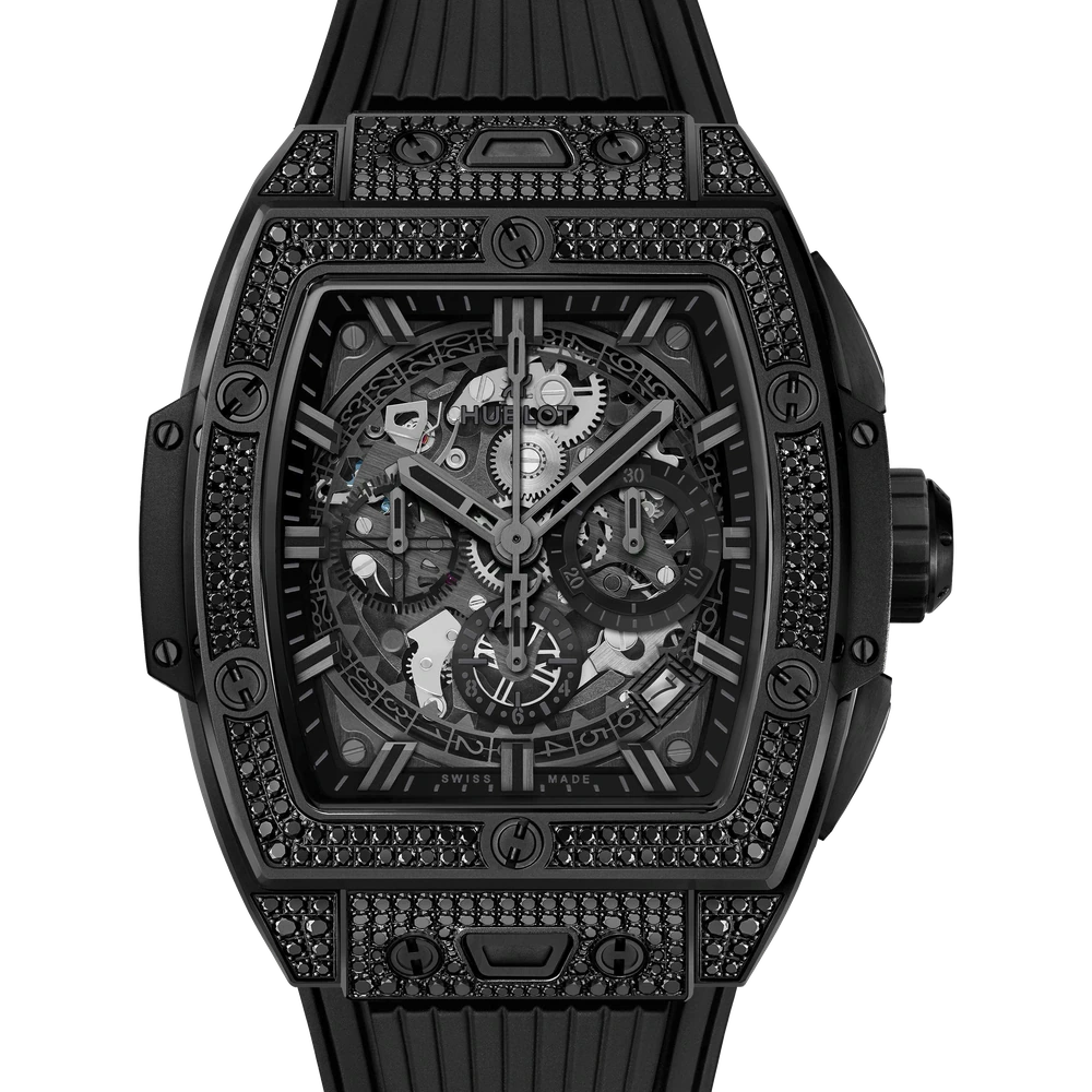 Hublot All Black Pavé 42 mm
