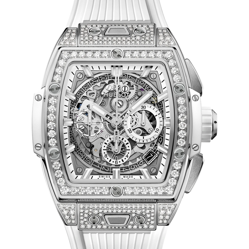Hublot Titanium White Pavé 42 mm