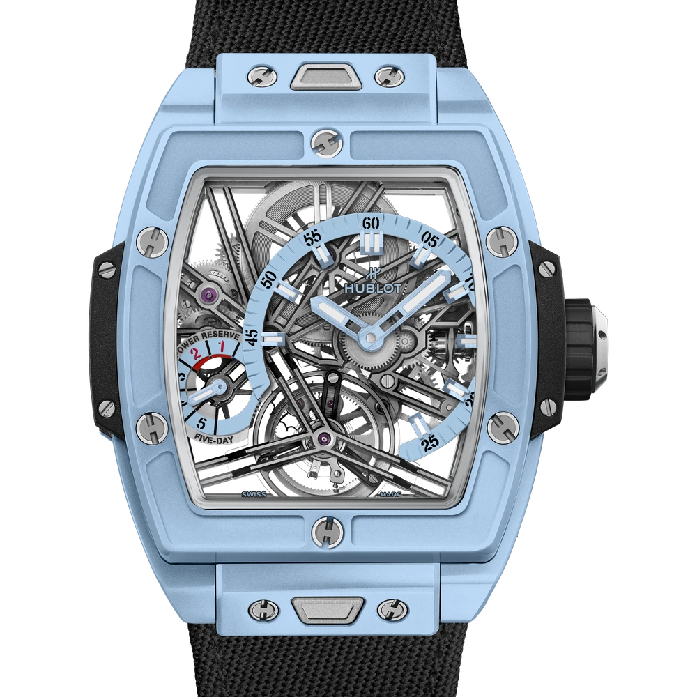 Hublot Tourbillon 5-Day Power Reserve Sky Blue Ceramic 42 mm