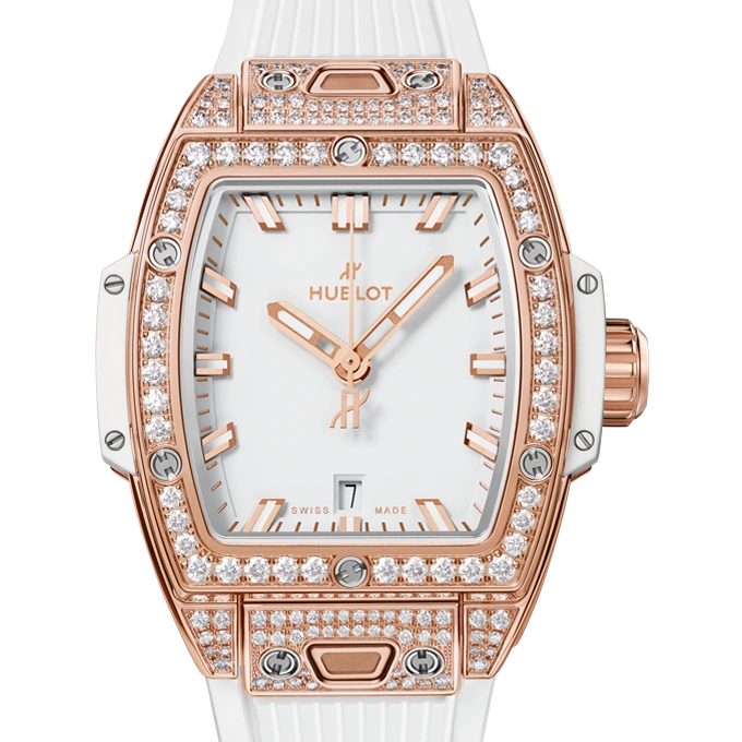 Hublot King Gold White Pavé 32 mm
