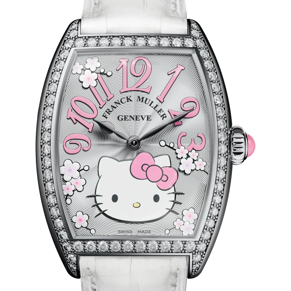 Franck Muller Cintrée Curvex Hello Kitty