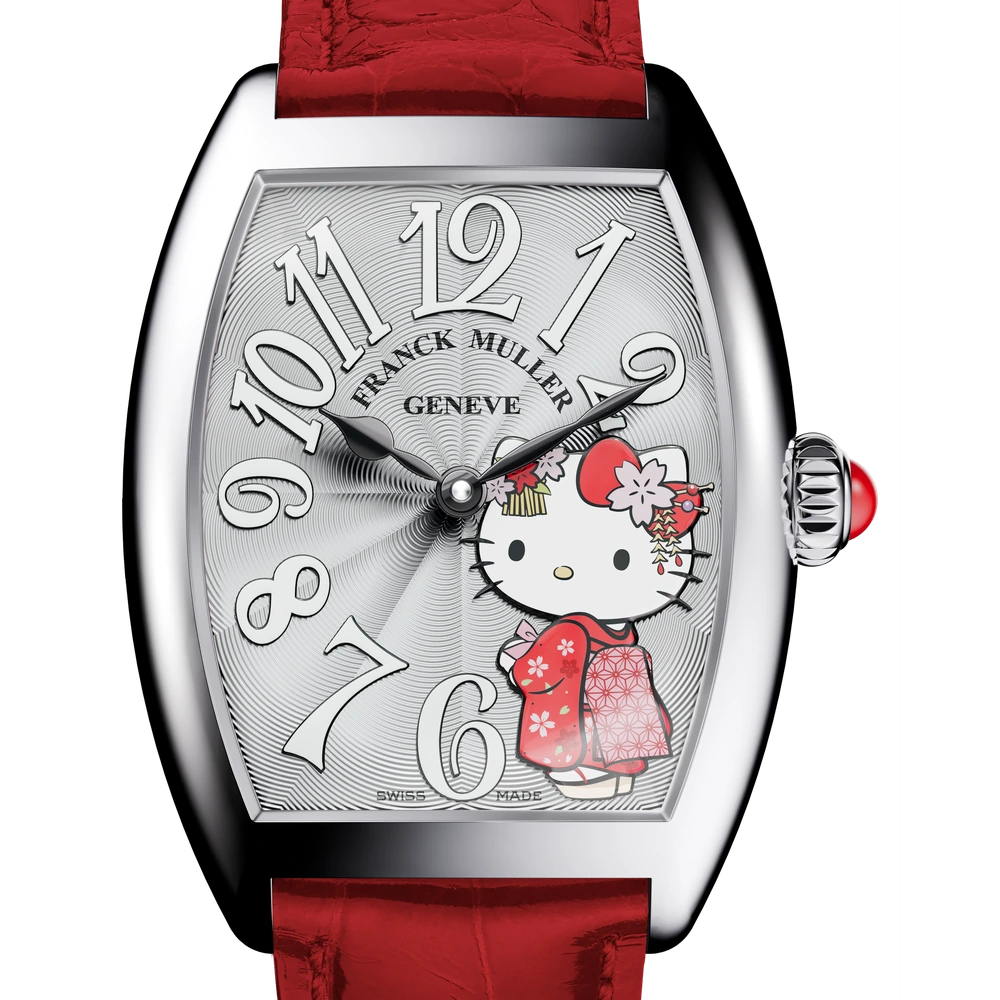 Franck Muller Cintrée Curvex Hello Kitty