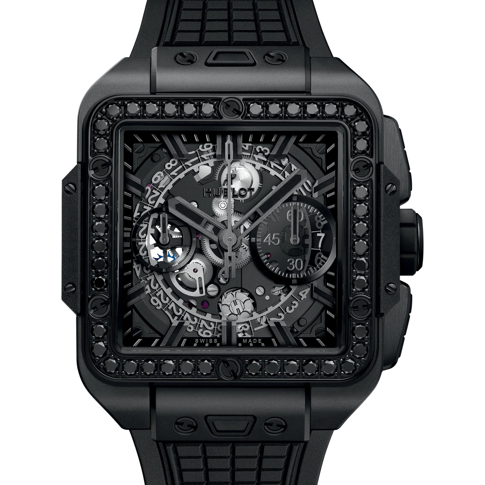 Hublot Unico All Black Diamonds 42 mm