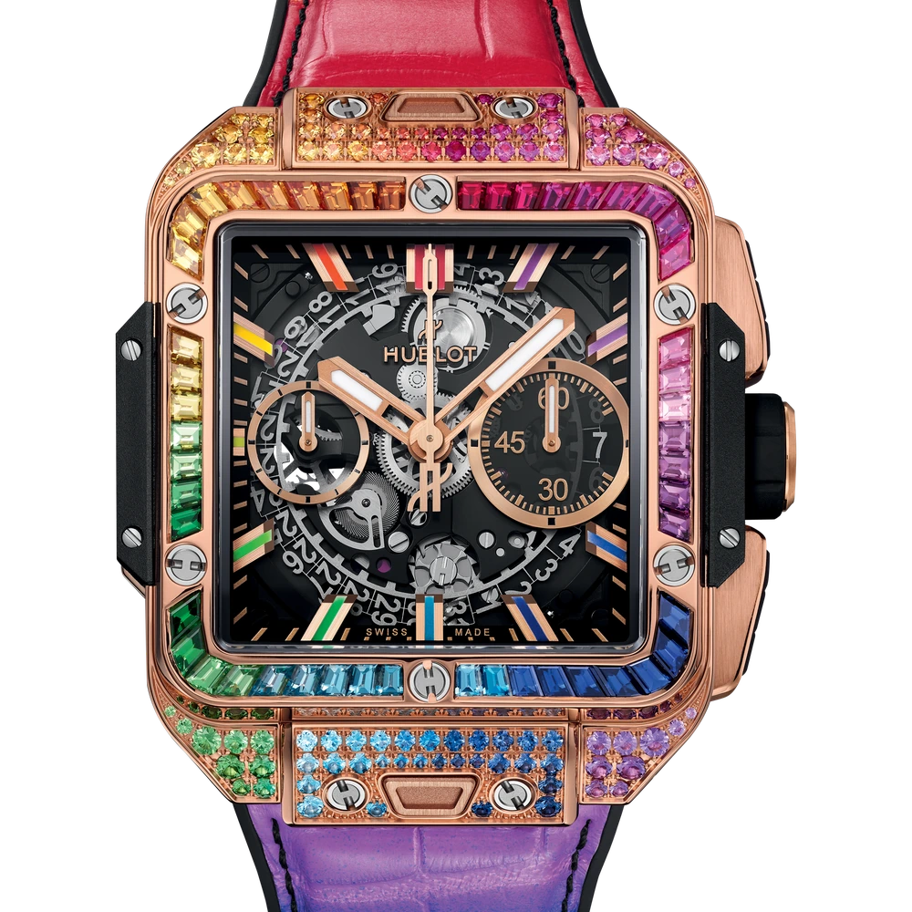 Hublot Unico King Gold Rainbow 42 mm
