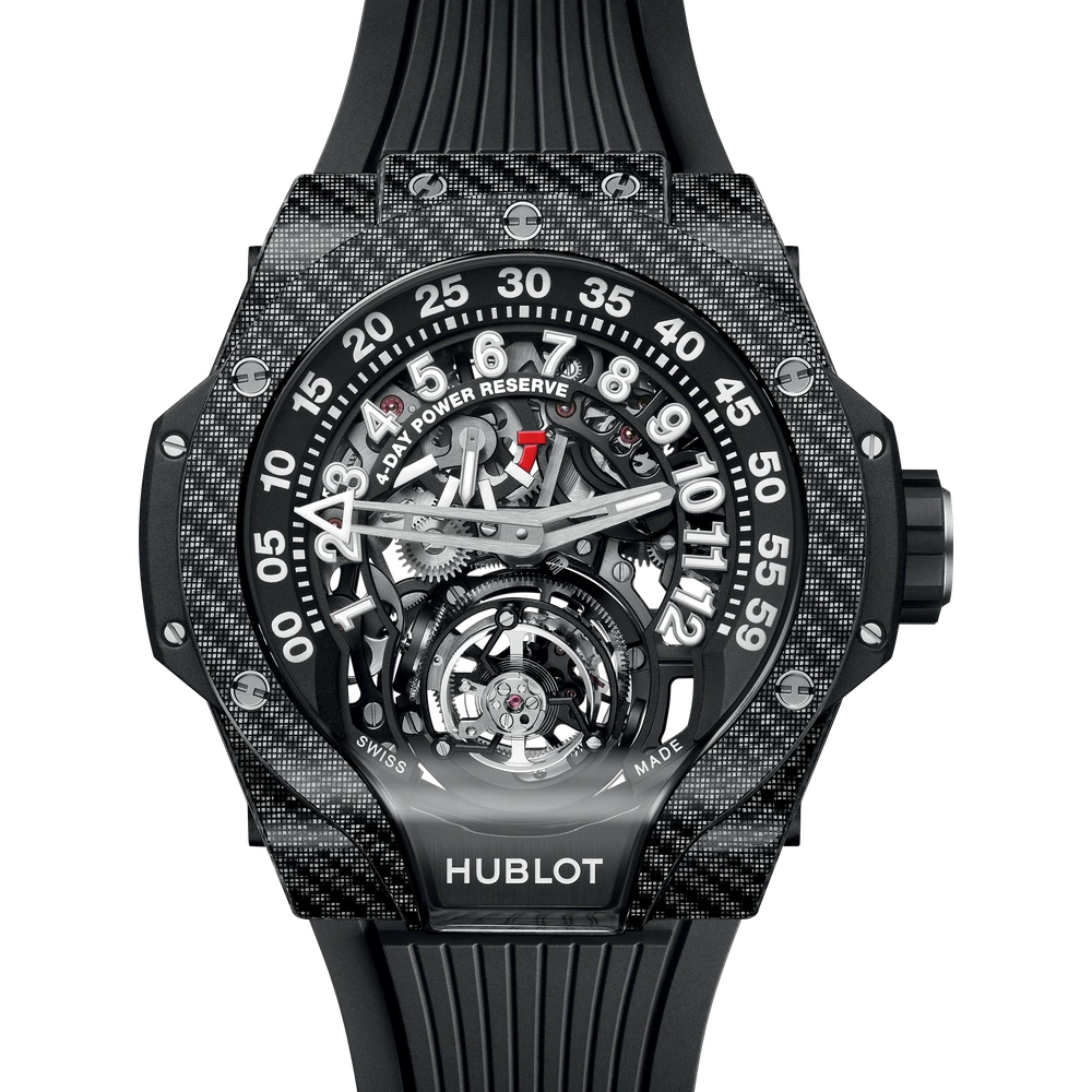 Hublot MP-13 Tourbillon Bi-Axis Retrograde Black Carbon 44 mm