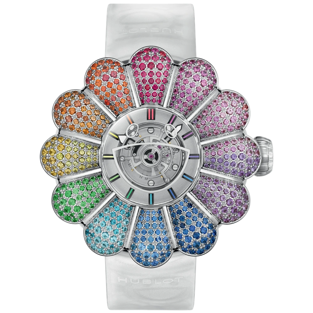 Hublot MP-15 Takashi Murakami Tourbillon Sapphire Rainbow 42 mm