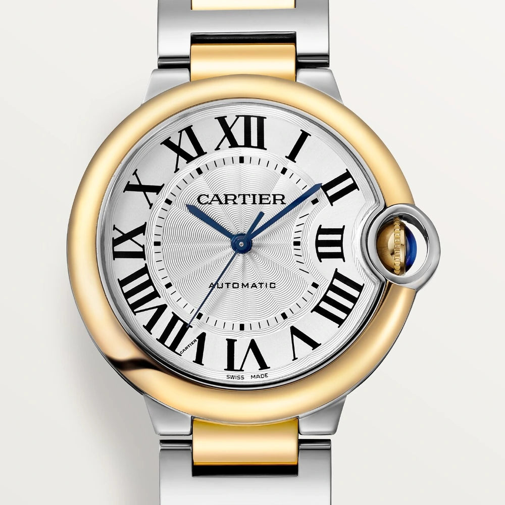 Cartier Ballon Bleu de Cartier, 36 mm, automatic mechanical movement, yellow gold, steel