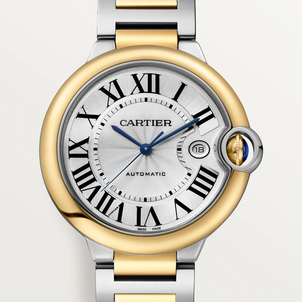 Cartier Ballon Bleu de Cartier, 42 mm, automatic mechanical movement, yellow gold, steel