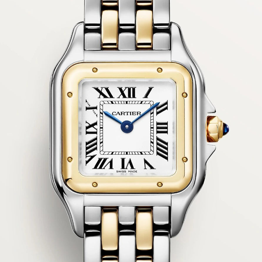 Cartier Panthère de Cartier, small model, quartz movement, yellow gold, steel