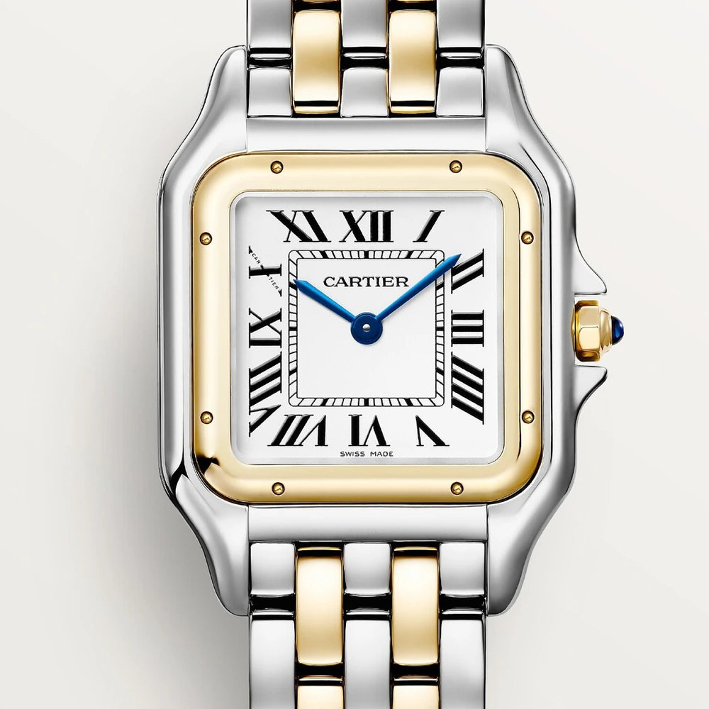 Cartier Panthère de Cartier, medium model, quartz movement, yellow gold, steel