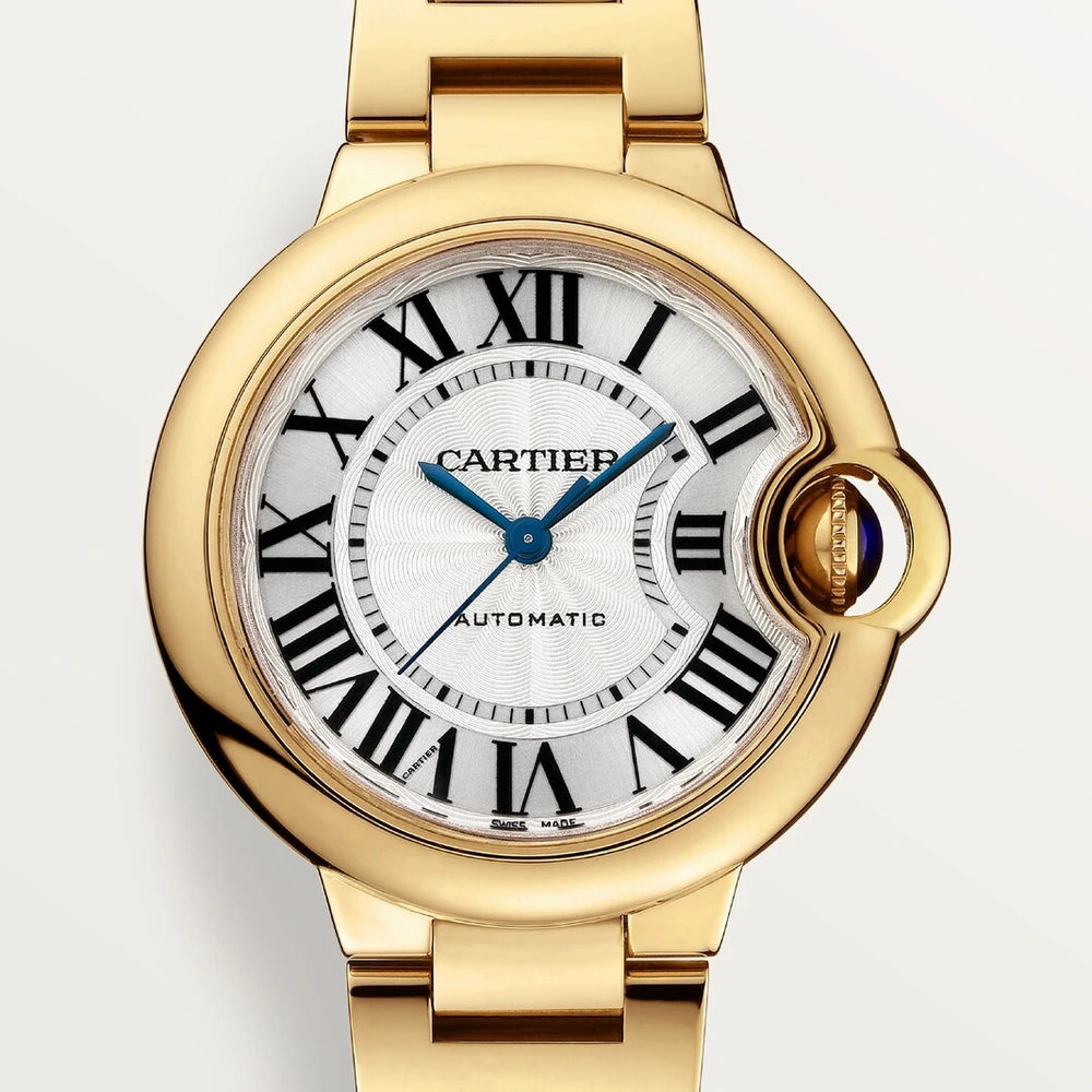 Cartier Ballon Bleu de Cartier, 33 mm, mechanical movement with automatic winding, yellow gold