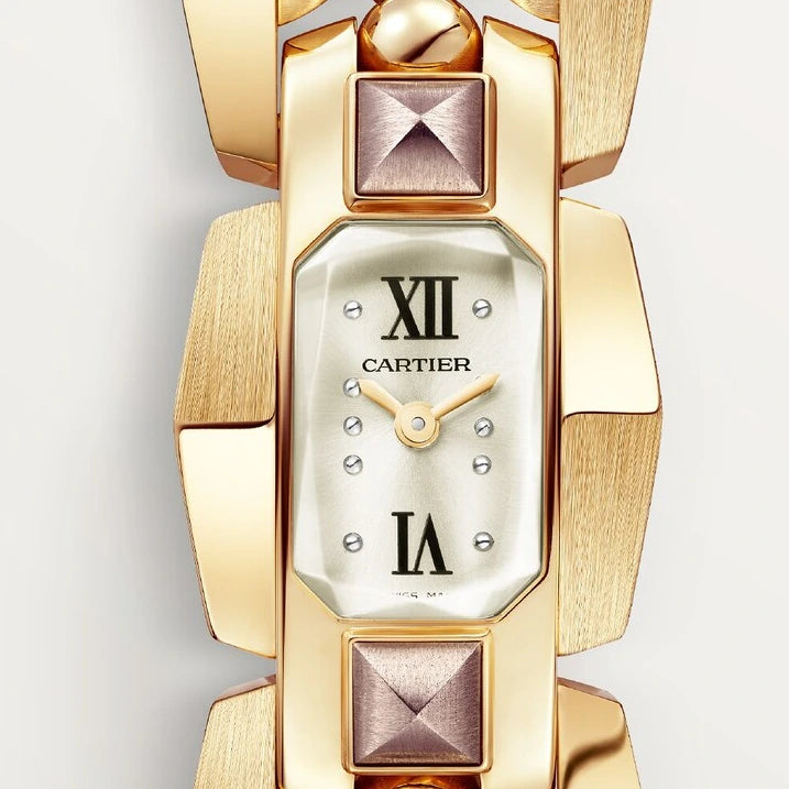 Cartier Clash [Un]limited, small model, quartz movement, yellow and purple gold