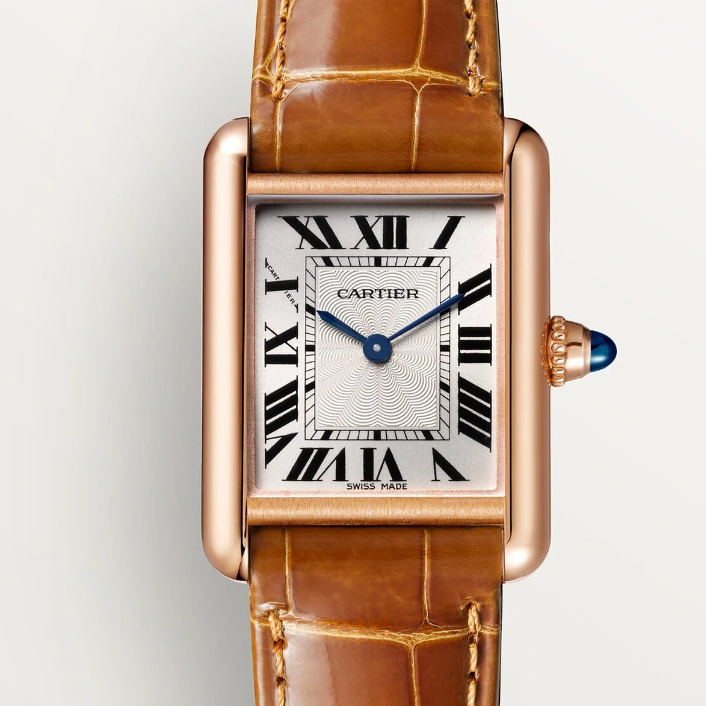 Cartier Tank Louis Cartier, small model, hand-wound mechanical movement, rose gold