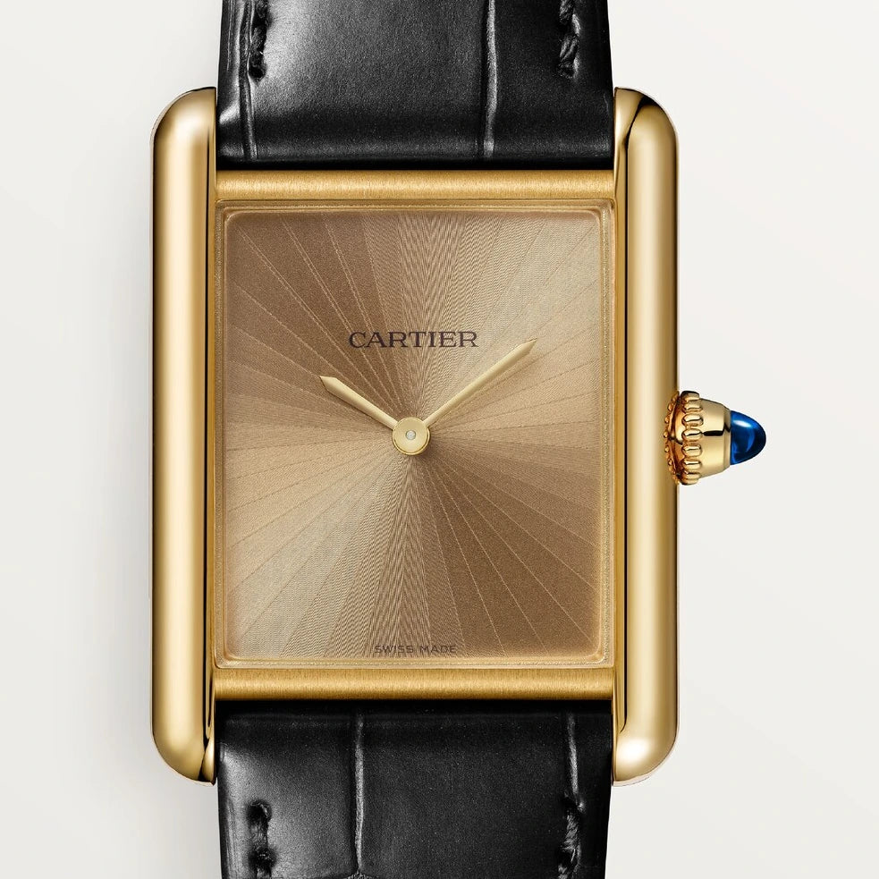 Cartier Tank Louis Cartier, medium model, yellow gold, manual movement