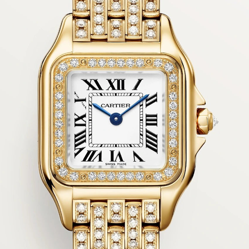Cartier Panthère de Cartier, small model, quartz movement, yellow gold, diamonds