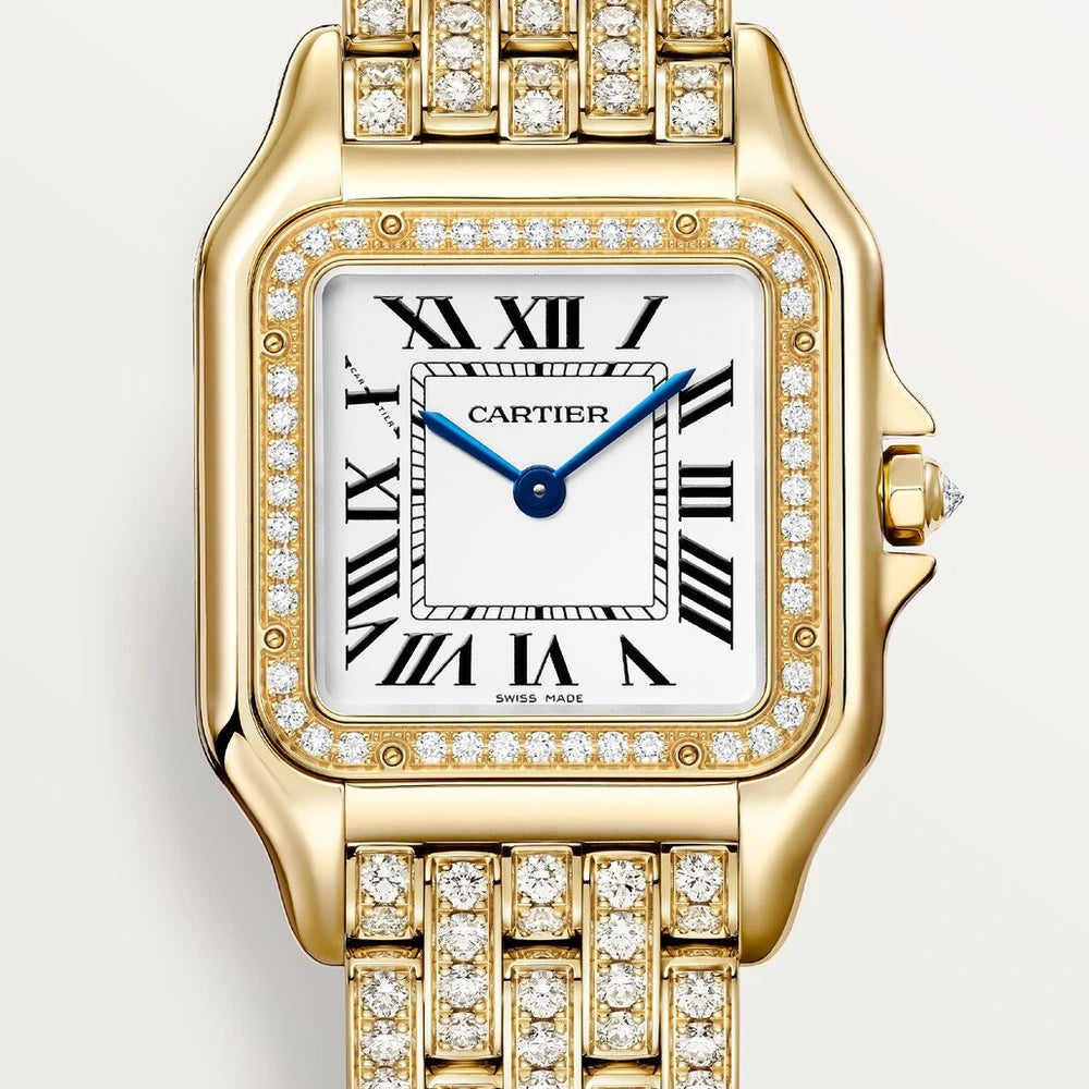 Cartier Panthère de Cartier, medium model, quartz movement, yellow gold, diamonds