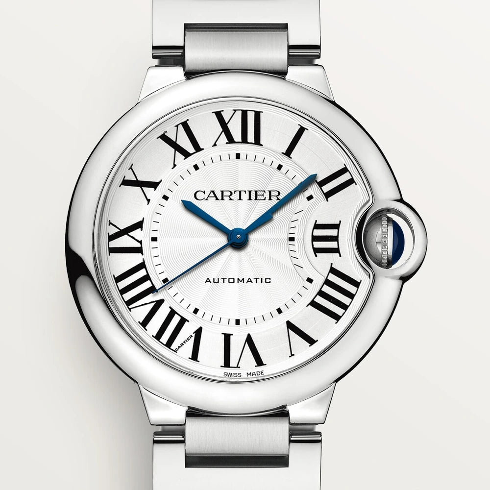 Cartier Ballon Bleu de Cartier, 36 mm, mechanical movement with automatic winding, steel